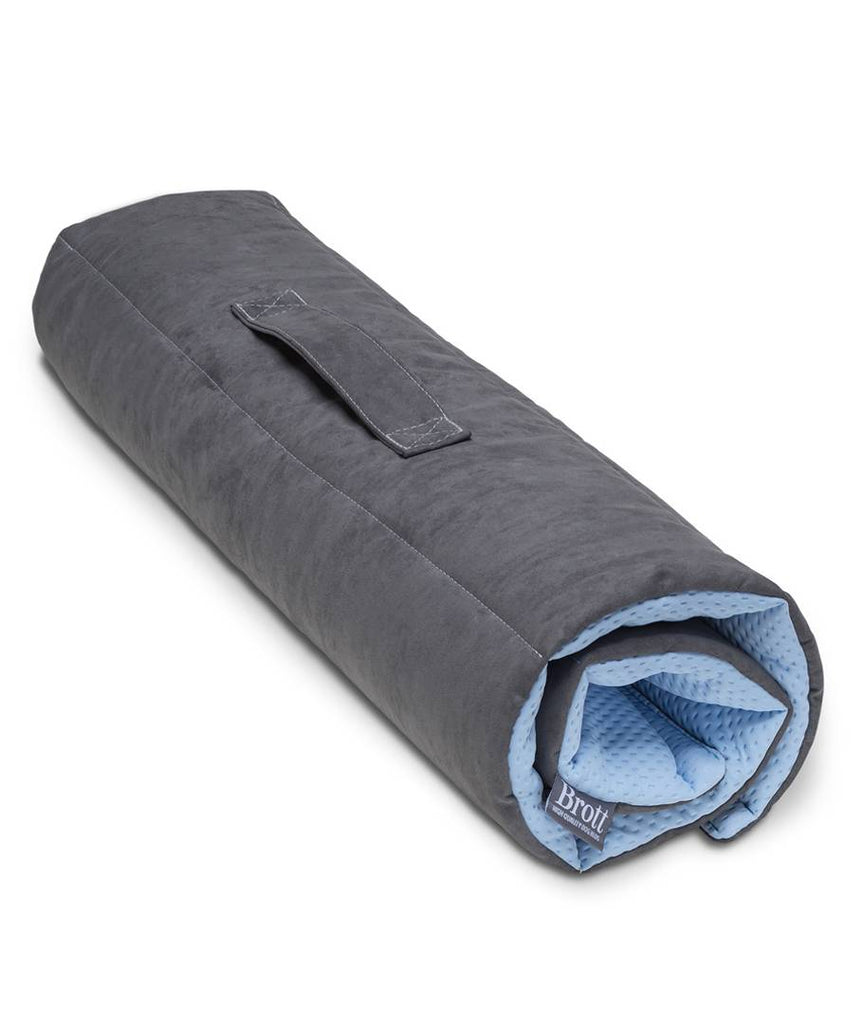 BLUE ROLL BED