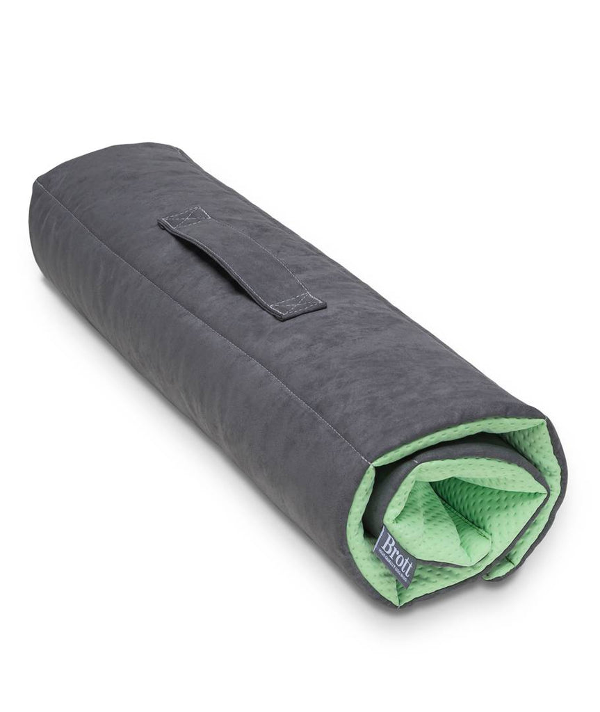 GREEN ROLL BED