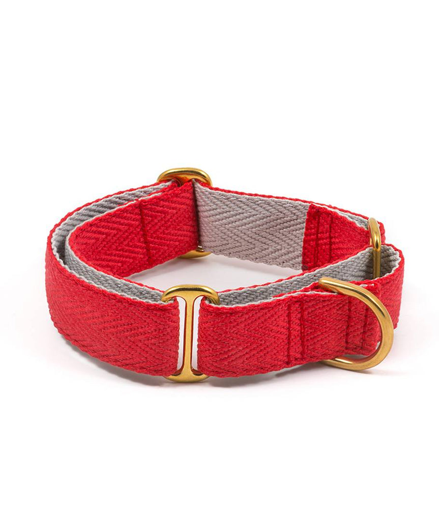 Collar para perro red and grey